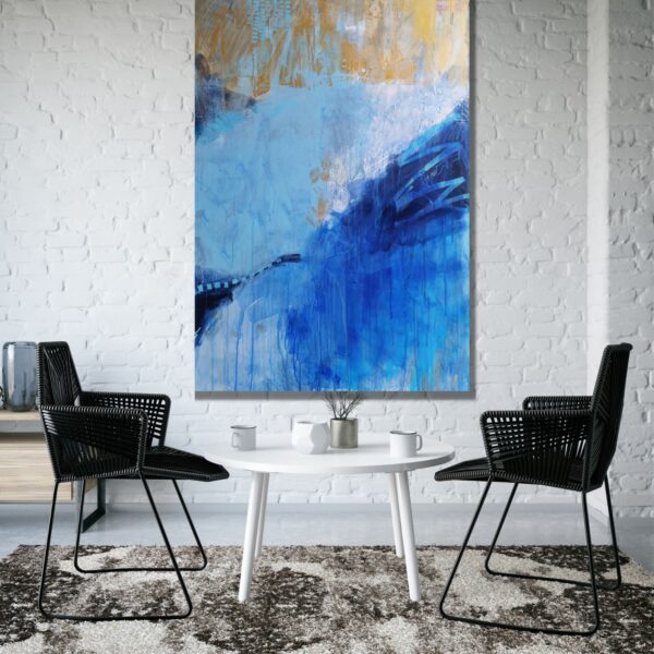 obraz na półtnie 100x150, abstrakcja, akryl, na ścianę w salonie, sypialni