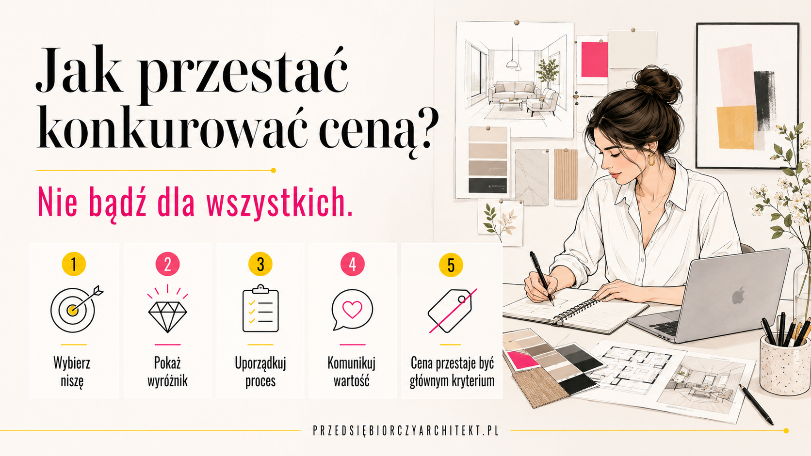 Jak przestać konkurować ceną i zacząć budować markę architekta wnętrz 1