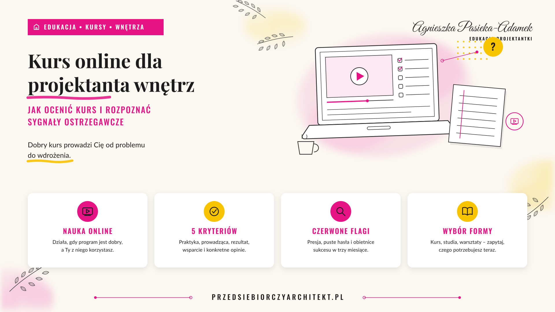 kurs online dla projektanta wnętrz infografika 1